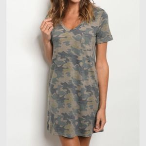 Tresics Camo Dress